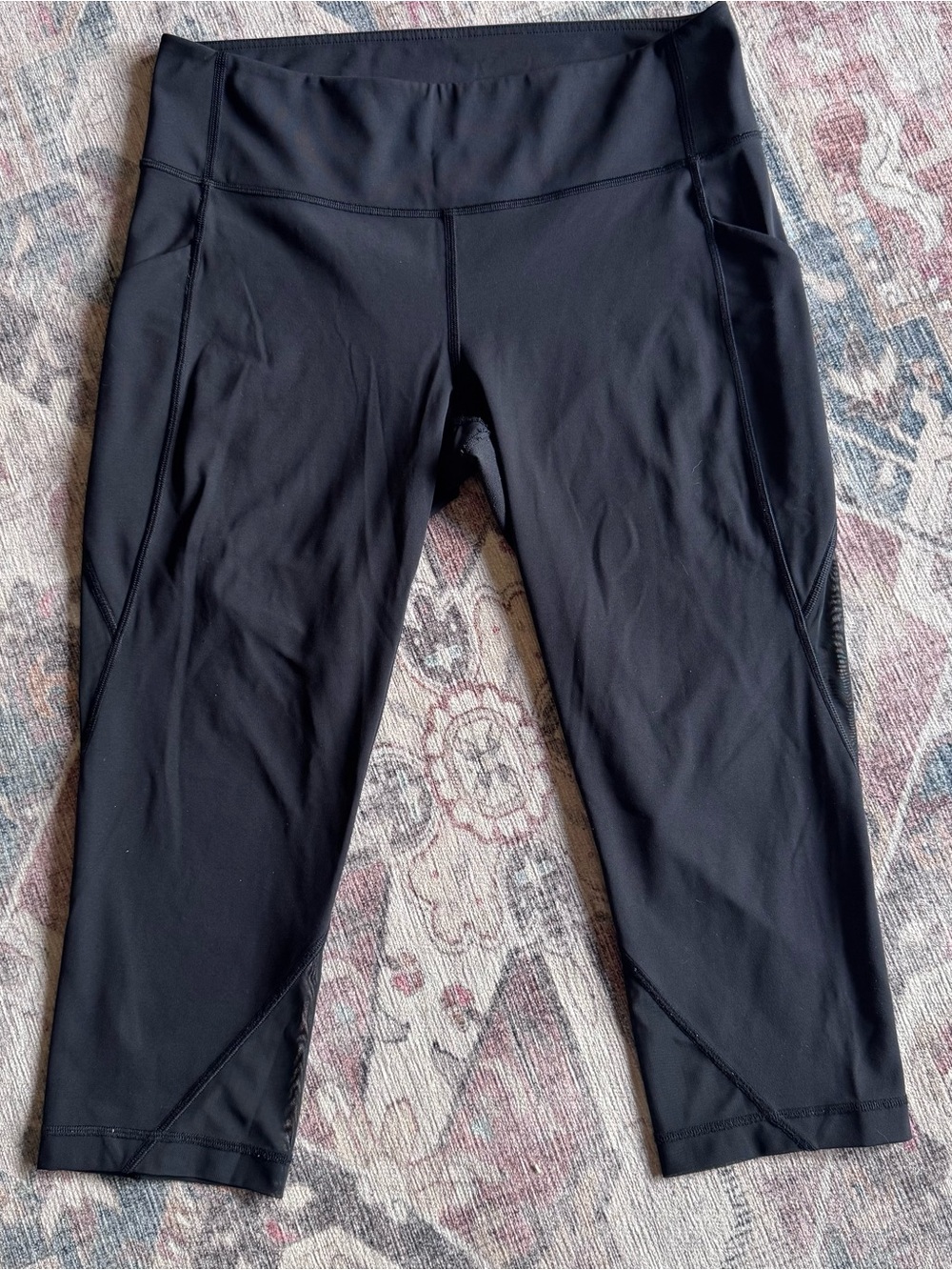 Lululemon All The Right Places Crop II 23” Black Leggings Size 10
